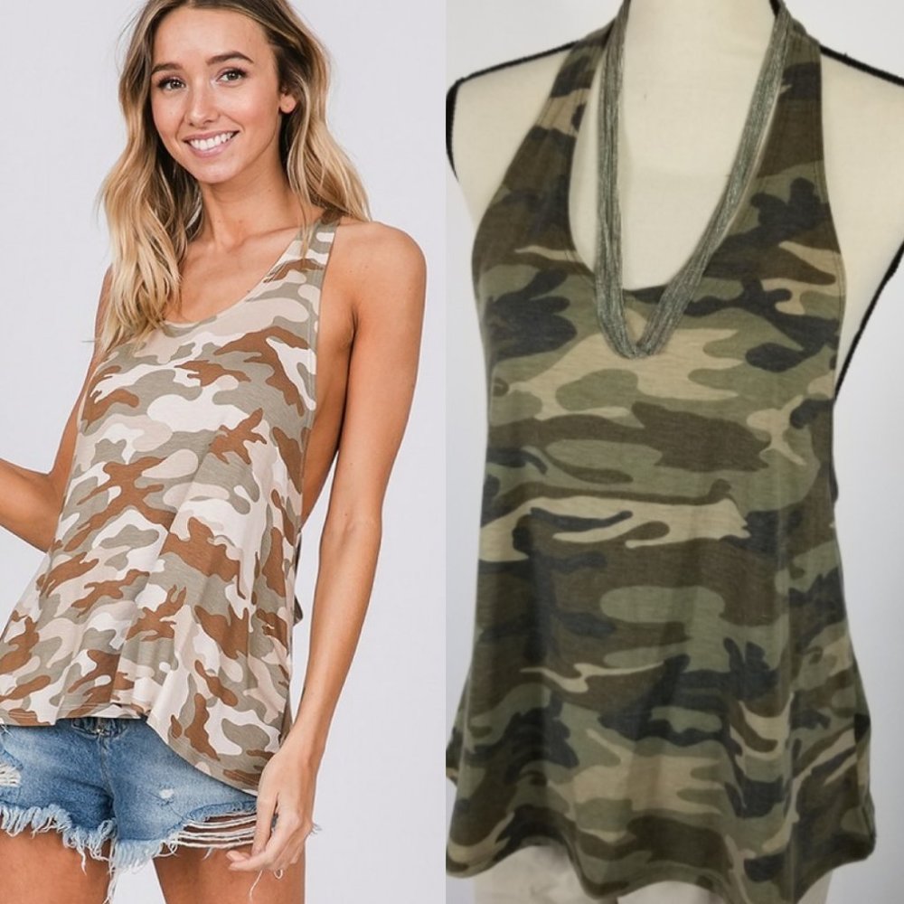 CY Fashion | Camo Print Tank Top